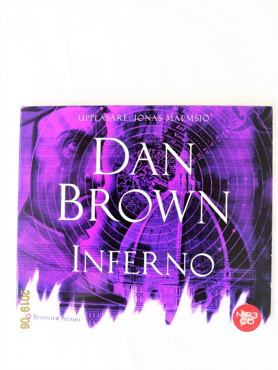 Dan Brown "Inferno" mycket bra skick begagnad.
