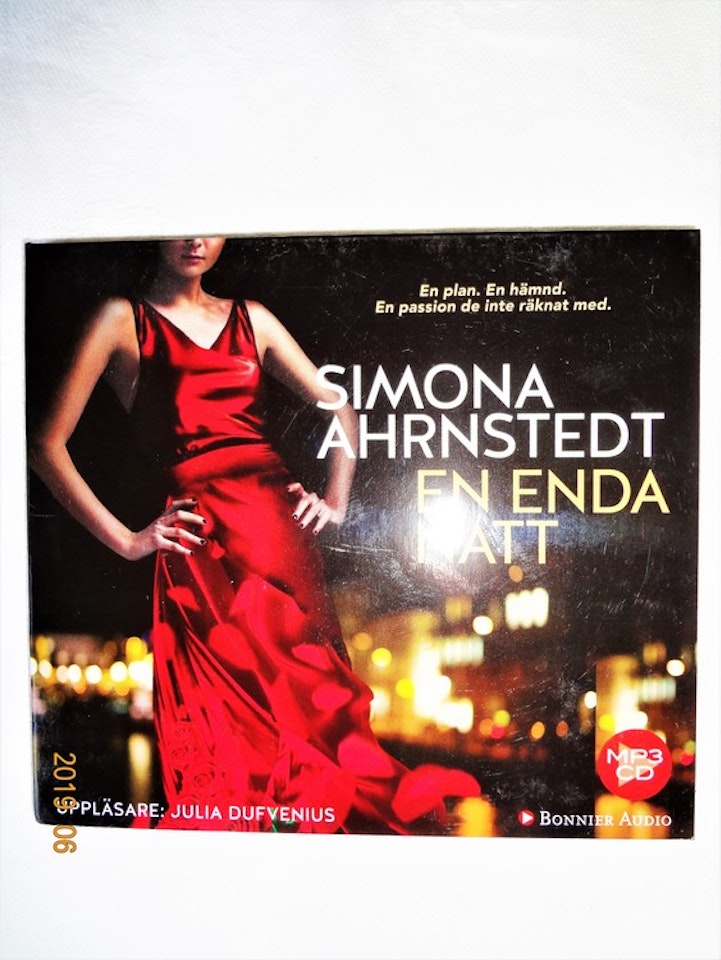 Simona Ahrnstedt "En enda Natt" mycket bra skick begagnad.
