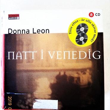 Donna Leon "En natt i Venedig" mycket bra skick begagnad.