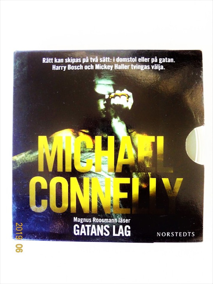 Michael Connelly "Gatans Lag" mycket bra skick begagnad.