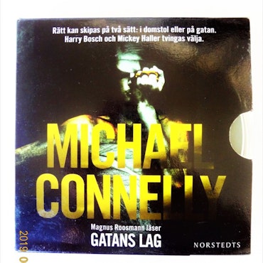Michael Connelly "Gatans Lag" mycket bra skick begagnad.