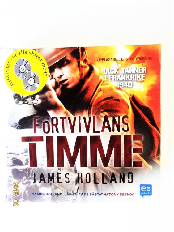 James Holland "Förtvivlans Timme" mycket bra skick begagnad.