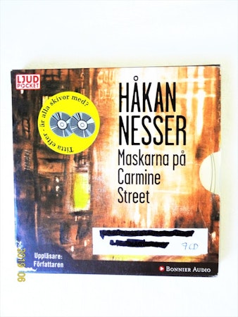 Håkan Nesser "Maskarna På Carmine Street" mycket bra skick.