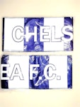 Chelsea halsduk Visa support för The Blues med halsduken.Blå design med CFC:s klubbemblem
