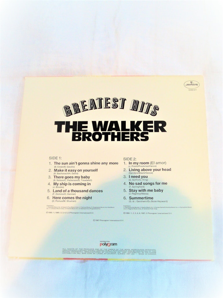 The Walker Brothers "Greatest Hits"