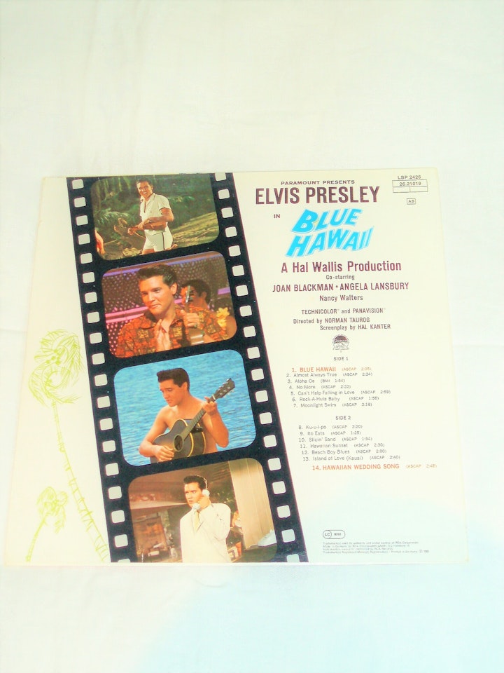 Elvis Presley 14 Great Songs Lp-skiva