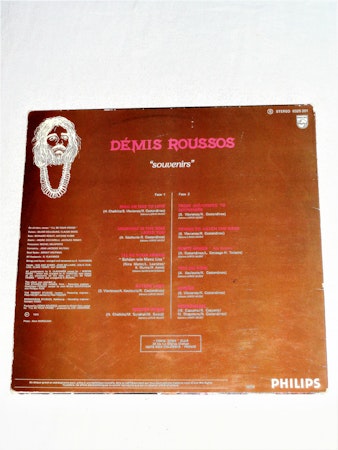 Démis Roussos "Souvenirs" femte studioalbumet, s1975 Philips..