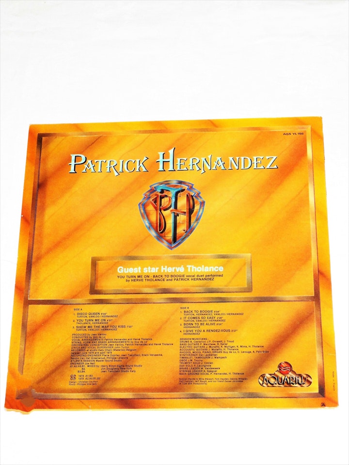 Patrick Hernandez "Born To Be A live"släppt internationellt 1978.
