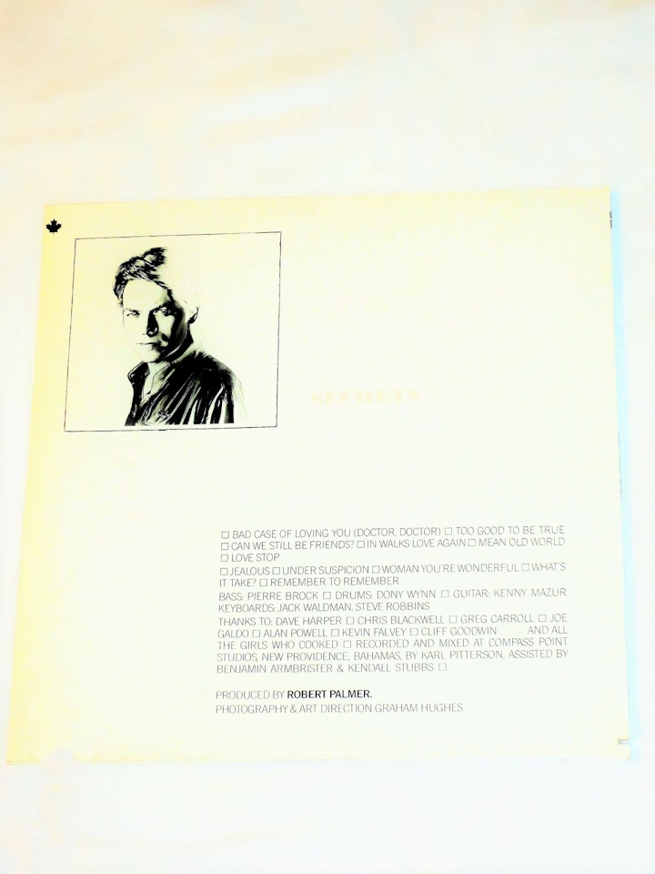 Robert Palmer "Secrets" Första gången utgivet år 1979.