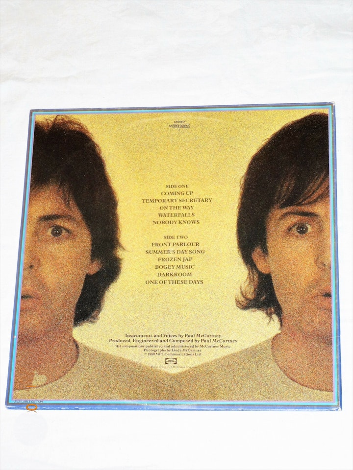 Paul Mc Cartney II  är ett album från 1980 av den brittiske..