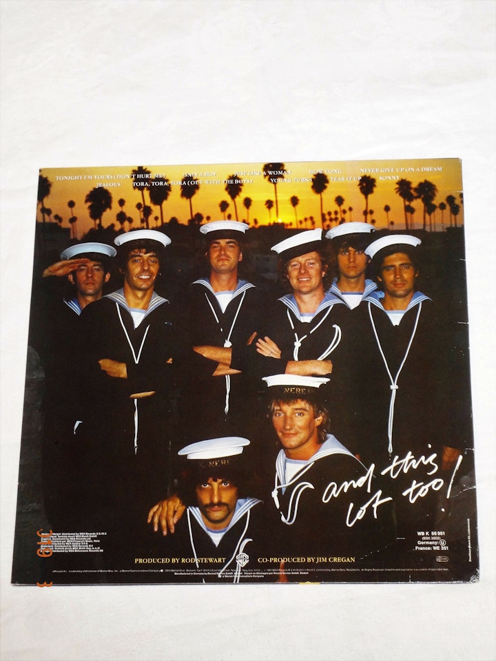 Rod Stewart Album "Toniht I´m Yours" släpptes 1981.