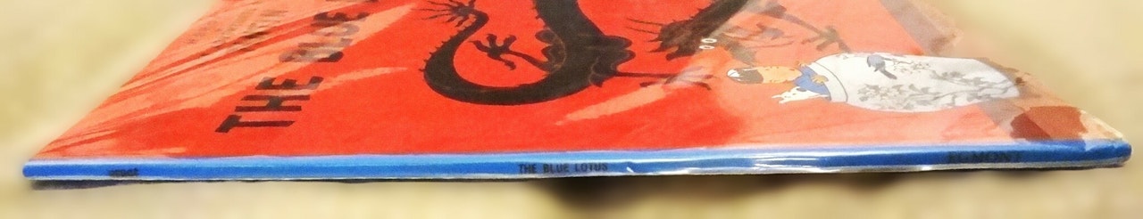 Tintin The Blue Lotus inbunden,MT Engelska Egmont