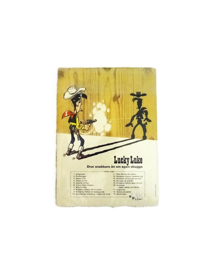 Lucky Lukes äventyr. Apache-Klyftan Nr5.1975-78. NM, oläst.