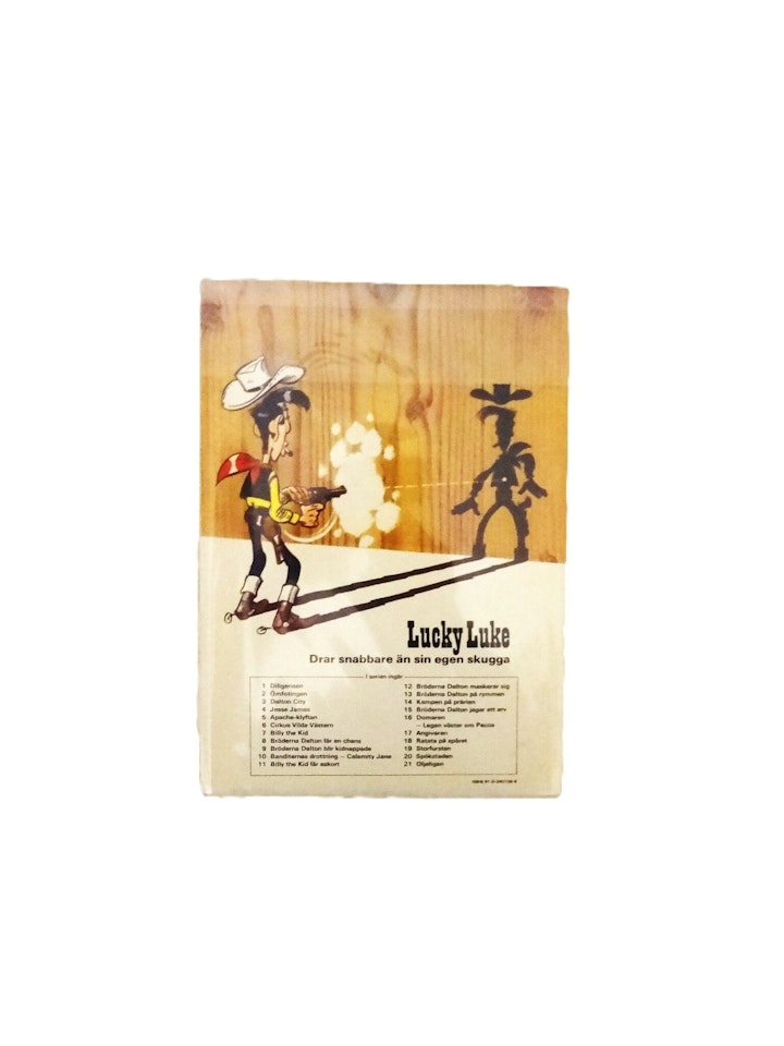 Lucky Lukes äventyr Oljeligan. Nr 21.1975-78.NM, oläst.