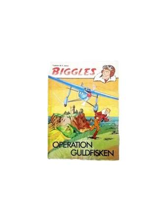 Biggles Operation Guldfisken"1978. VG Very Good.
