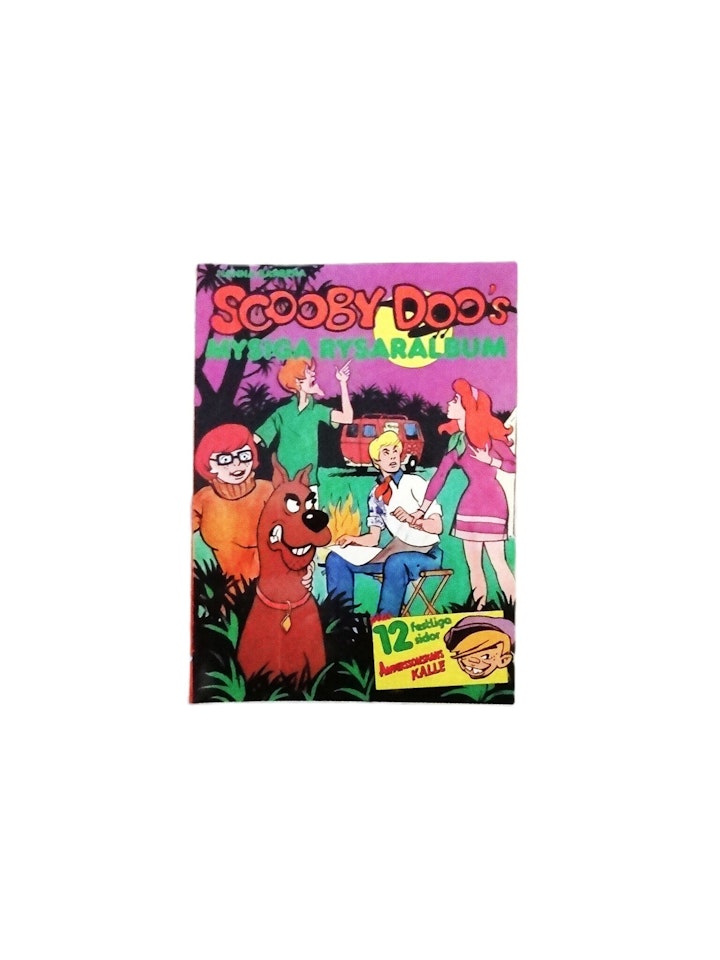 Scooby Doo "Mysiga Rysaralbum 1974. VF Very Fine.