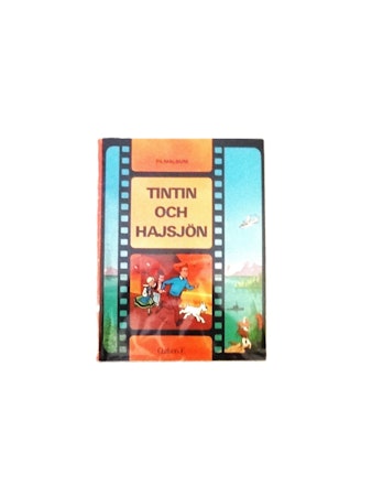 Tintin "Och Hajsjön" Filmalbum Nr 20 1:a Upplaga 1973 VG.