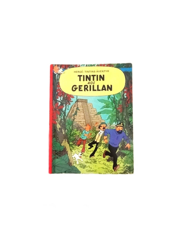 Tintins Äventyr "Hos Gerillan" Nr 23 1976 VG.