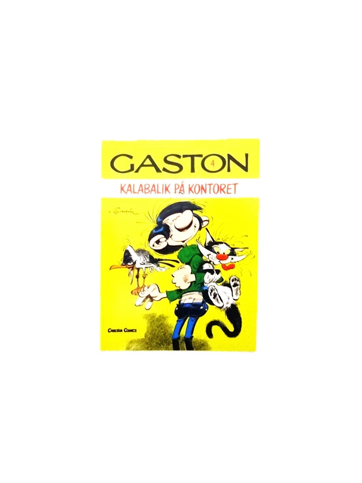 Gaston "Kalabalik På Kontoret" Nr 4. 1990 VG ,oläst