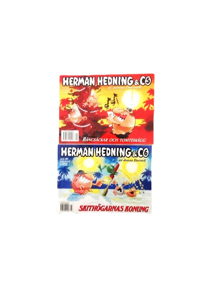 Herman Hedning & Co Nr 5 och 6. Julalbum VF. Very Fine