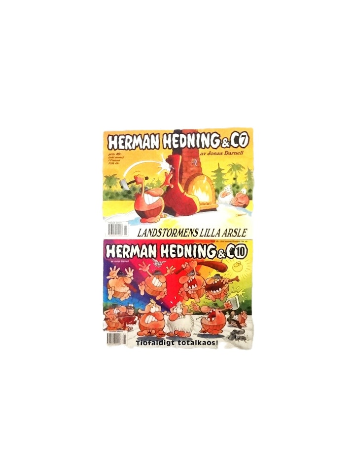 Herman Hedning & Co Nr 7 och 10. Julalbum VF. Very Fine