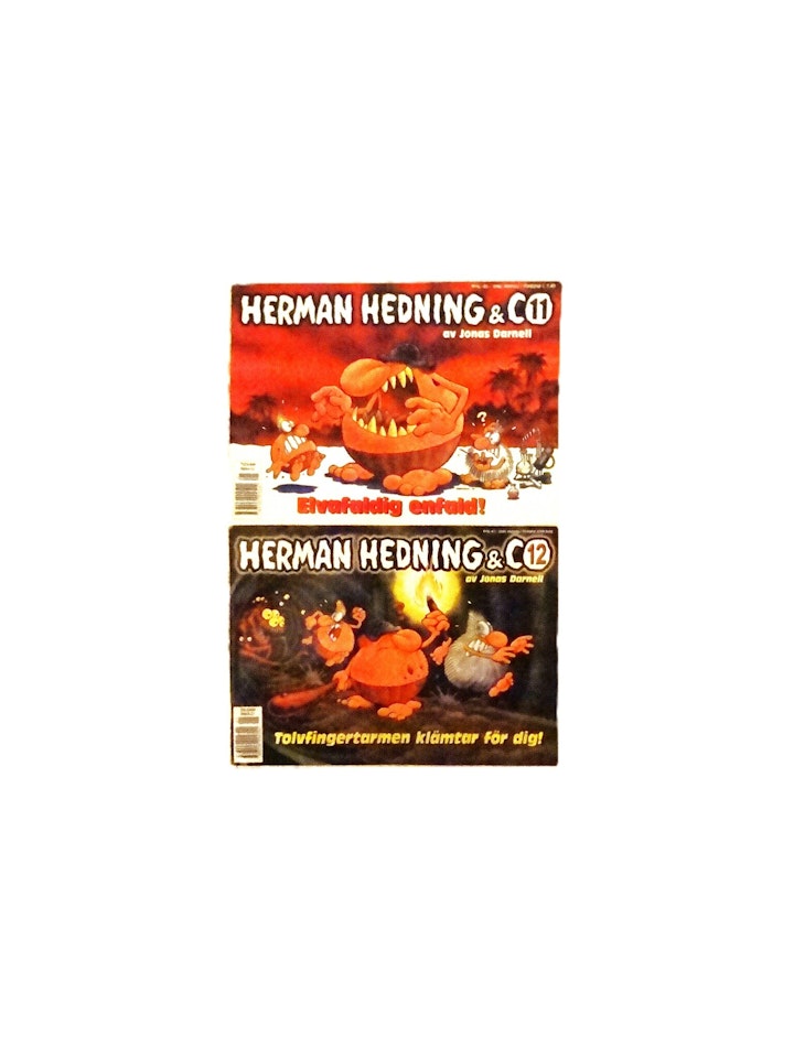 Herman Hedning & Co Nr 11 och 12. Julalbum VF. Very Fine