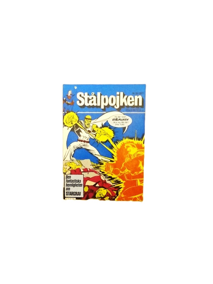 Stålpojken Nr 10 1977 VF Very Fine. Mycket fint samlarskick.