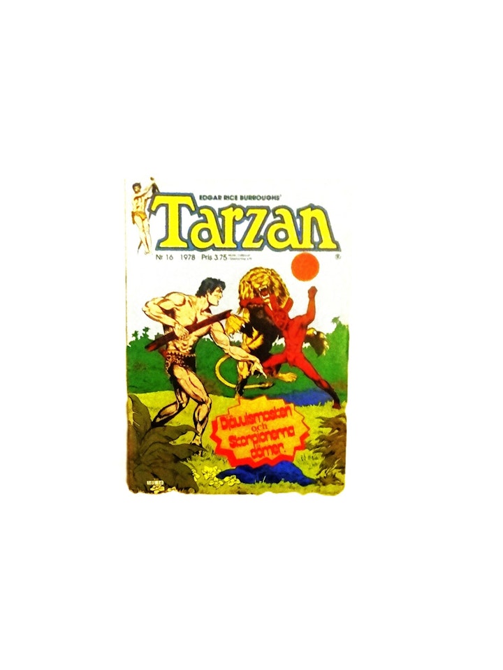 Tarzan Nr 16 1978 VF Very Fine. Mycket fint samlarskick.