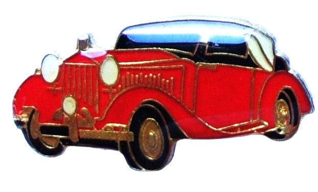 Bil Pin Mått: 2.9 x 1.5 cm.