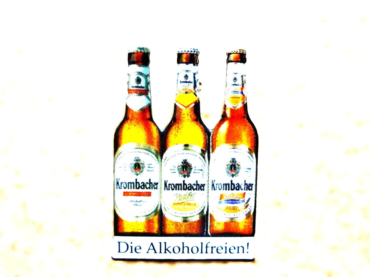 Krombacher brewery Schadeberg Alkoholfri Pin Tyskland.