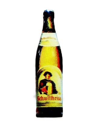 Berlin-Schultheiss Bryggeri.Motiv: Flaska.Mått: 0.8 x 3.0 cm.