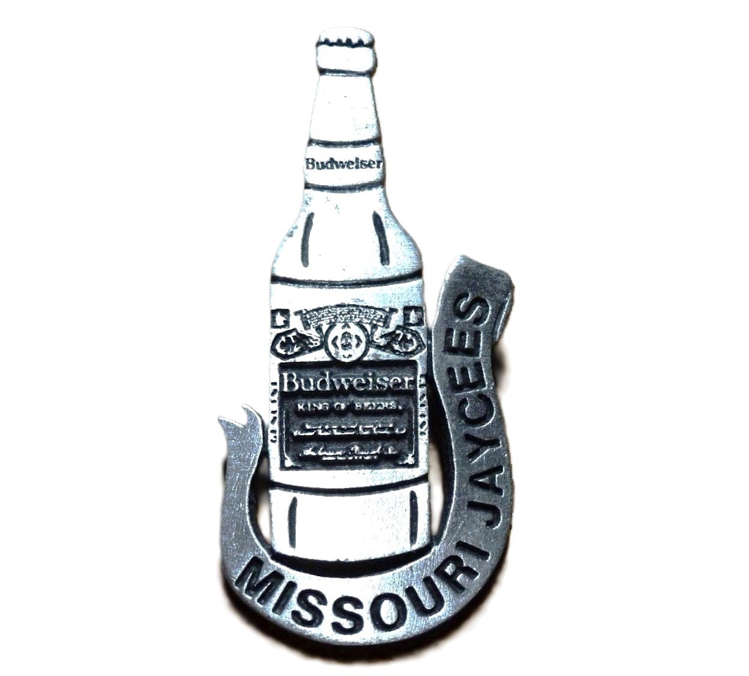 Budweiser Bryggeri Pin.Missouri Jaycees Anheuser U.S.A.