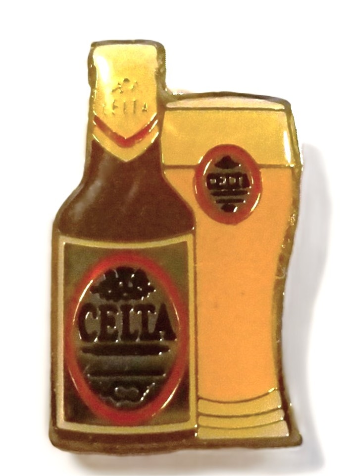 Celta öl Spanien Mått 2.6 x 1.5 cm.