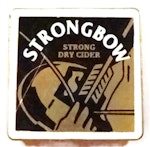 Strongbow Cider England Mått 2.5 x 2.5 cm.