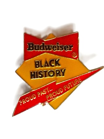 Budweiser öl U.S.A. Mått 3.0 x 3.1 cm.Butterfly clutch/pinslås.
