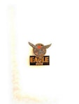 Eagle Beer England Mått: ca 3.2 x 3.2 cm.Butterfly clutch/pinslås.