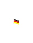 Tyskland flaggpin  Material: Metall Storlek: 1.6 cm x 1.9 cm