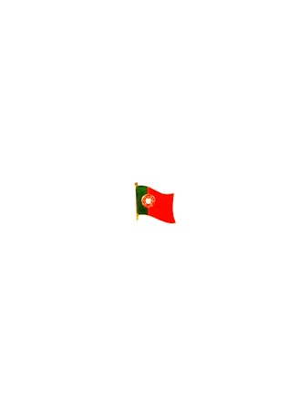 Portugal flaggpin  Material: Metall Storlek: 1.6 cm x 1.9 cm