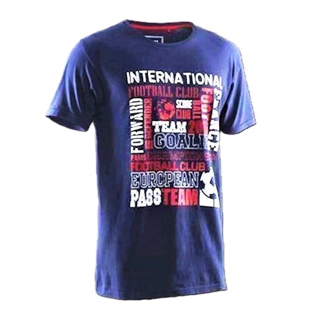 EM 2016 Etirel T-shirt i ren bomull (Large).Rund hals. Stort tryck fram