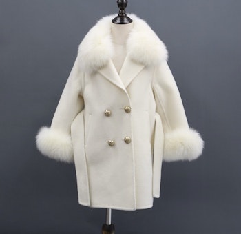 KIDS VALERIE COAT WHITE