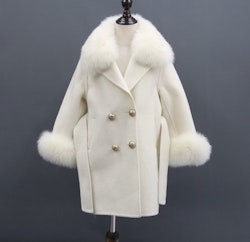 KIDS VALERIE COAT WHITE