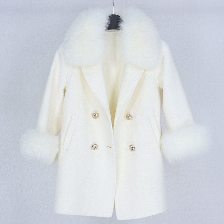 KIDS VALERIE COAT WHITE