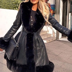 CECE JACKET LONG BLACK