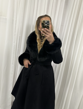 Monaco Coat Black