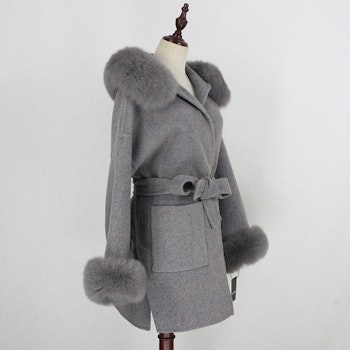 ANGELINA COAT GREY