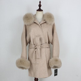 ANGELINA COAT TAN