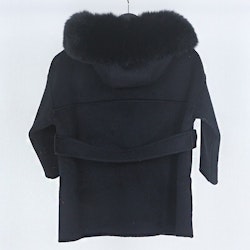 KIDS VALENTINA COAT BLACK