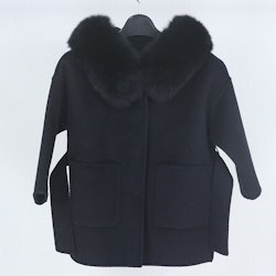 KIDS VALENTINA COAT BLACK