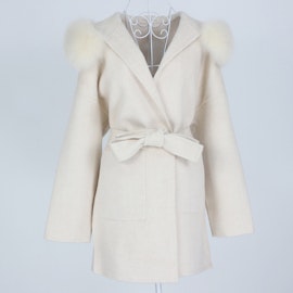 VALENTINA COAT WHITE