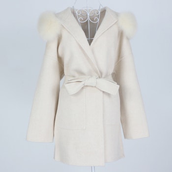 VALENTINA COAT WHITE
